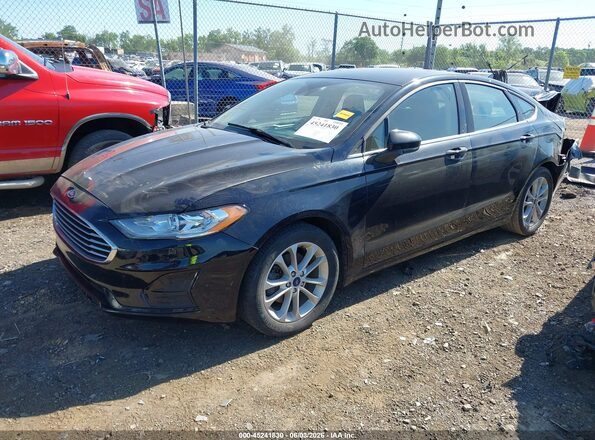 3FA6P0HD3LR106725 2020 FORD FUSION Black Przód lewy