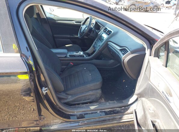 3FA6P0HD3LR106725 2020 FORD FUSION Black Widok wnętrza z przodu