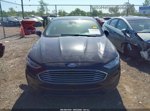 3FA6P0HD3LR106725 2020 FORD FUSION Black Widok zestawu wskaźników