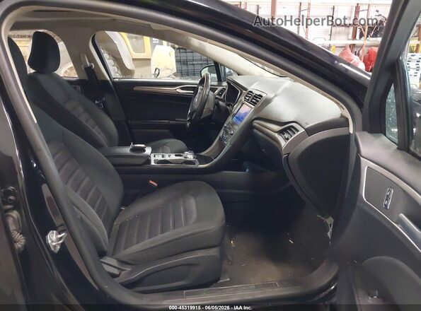 3FA6P0HD3LR136453 2020 FORD FUSION Black წინა სალონის ხედი