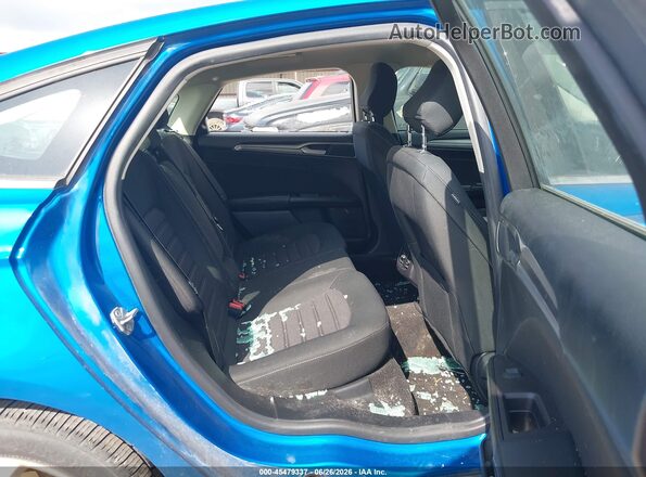 3FA6P0HD3LR144570 2020 FORD FUSION Blue Vista de la etiqueta del VIN