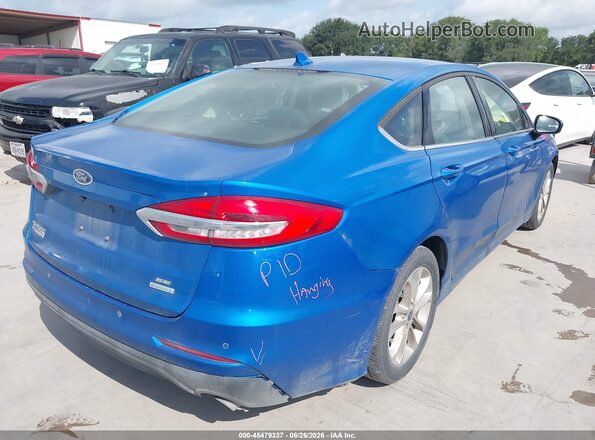 3FA6P0HD3LR144570 2020 FORD FUSION Blue Trasero derecho