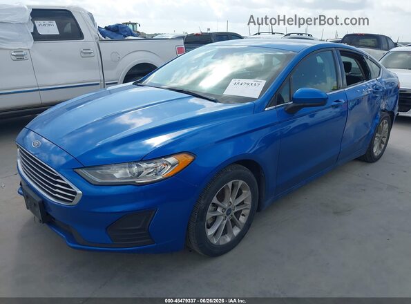 3FA6P0HD3LR144570 2020 FORD FUSION Blue Vista tres cuartos delantera izquierda