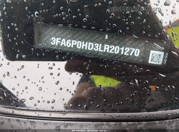 3FA6P0HD3LR201270 2020 FORD FUSION Серый Вид подкапотного пространства