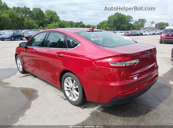 3FA6P0HD3LR219882 2020 FORD FUSION Красный Задняя левая четверть