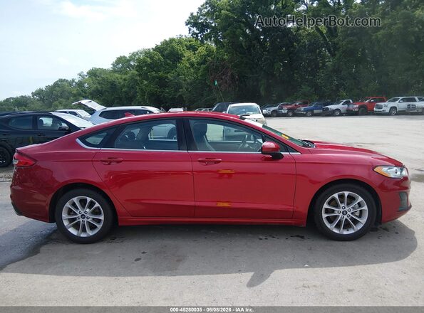 3FA6P0HD3LR219882 2020 FORD FUSION Красный Вид задней части салона