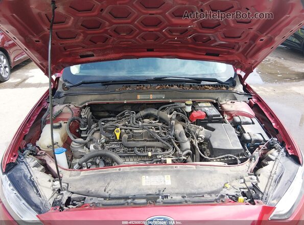 3FA6P0HD3LR219882 2020 FORD FUSION Красный Вид сзади