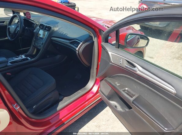3FA6P0HD3LR222653 2020 FORD FUSION Burgundy Front interior view