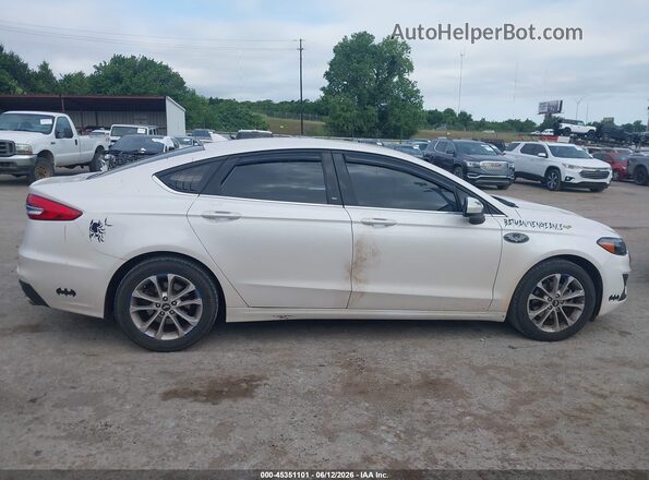3FA6P0HD3LR259377 2020 FORD FUSION White Vista interior trasera