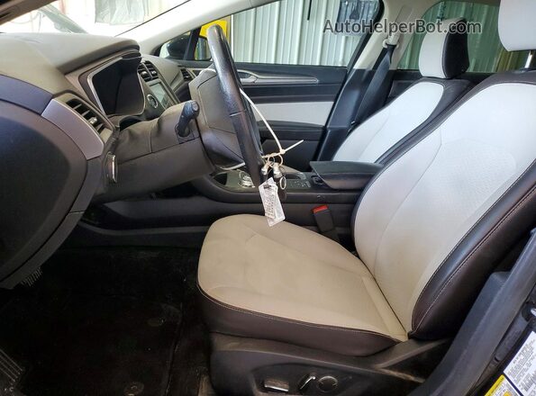 3FA6P0HD3LR261064 2020 FORD FUSION Black Вид салону спереду