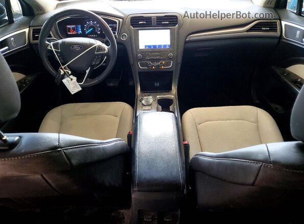 3FA6P0HD3LR261064 2020 FORD FUSION Black Вид панелі приладів