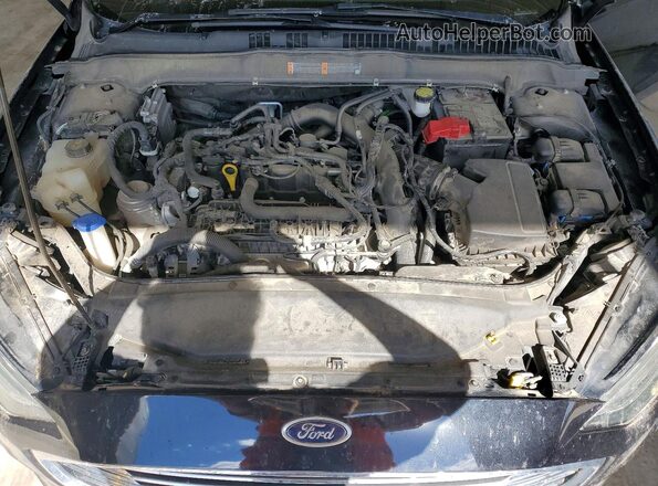 3FA6P0HD3LR261064 2020 FORD FUSION Black Вид задньої частини салону