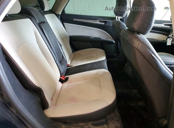 3FA6P0HD3LR261064 2020 FORD FUSION Black Вид задніх сидінь