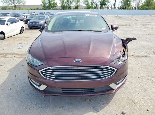3FA6P0HD4HR262280 2017 FORD FUSION Red Vista frontal