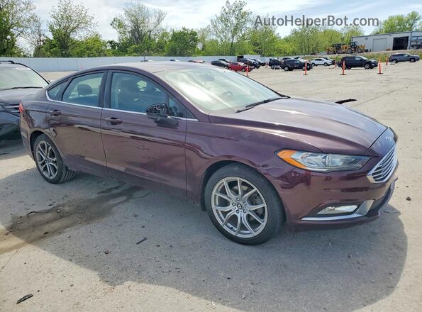 3FA6P0HD4HR262280 2017 FORD FUSION Red Delantero derecho