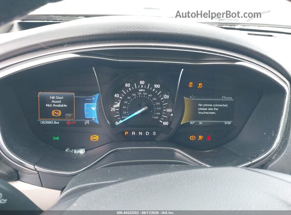 3FA6P0HD4HR405504 2017 FORD FUSION Beige Rear seats view