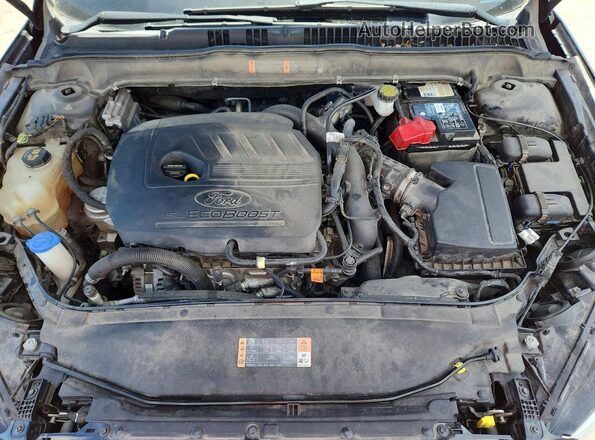 3FA6P0HD4JR203784 2018 FORD FUSION Black Rear interior view