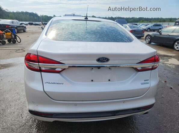 3FA6P0HD4JR213134 2018 FORD FUSION White Vista trasera