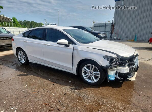 3FA6P0HD4JR213134 2018 FORD FUSION White Delantero derecho