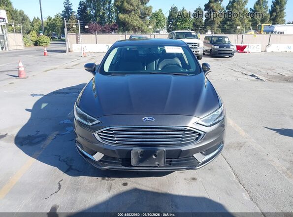 3FA6P0HD4JR273141 2018 FORD FUSION Gray Սարքավորումների վահանակի տեսք