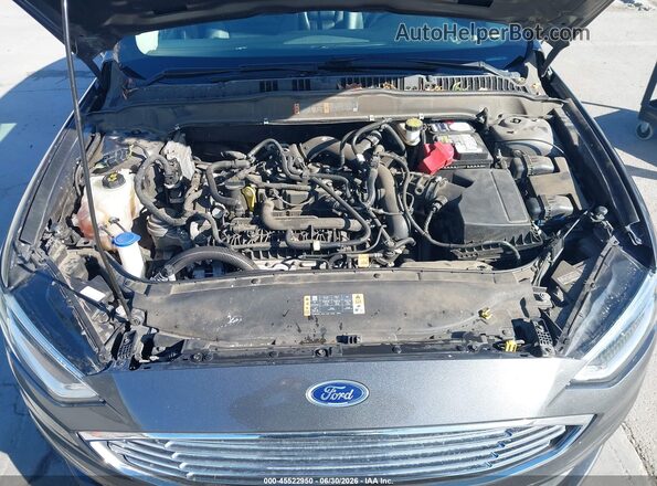 3FA6P0HD4JR273141 2018 FORD FUSION Gray Հետևի տեսք