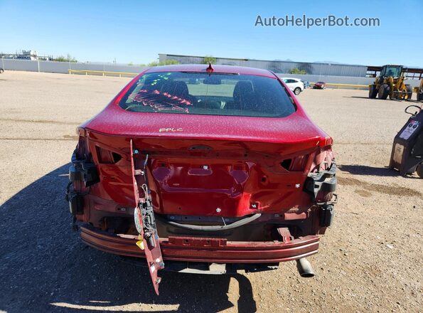 3FA6P0HD4KR201308 2019 FORD FUSION Red 