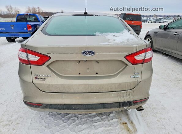 3FA6P0HD5GR164633 2016 FORD FUSION Tan Հետևի տեսք
