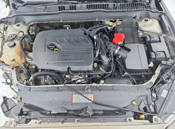 3FA6P0HD5GR164633 2016 FORD FUSION Tan Սալոնի հետևի տեսք