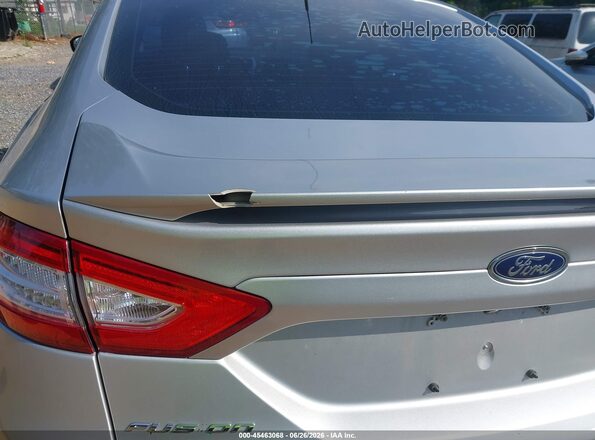 3FA6P0HD5GR186437 2016 FORD FUSION Серебряный Вид задней части салона