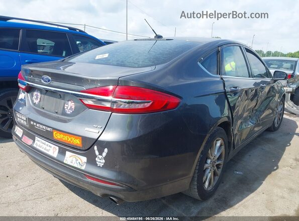 3FA6P0HD5HR244595 2017 FORD FUSION Gray Trasero derecho