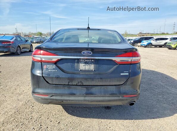 3FA6P0HD5HR264295 2017 FORD FUSION Black უკანა ხედი