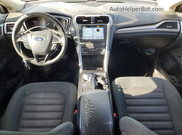 3FA6P0HD5HR264295 2017 FORD FUSION Black წინა პანელის ხედი