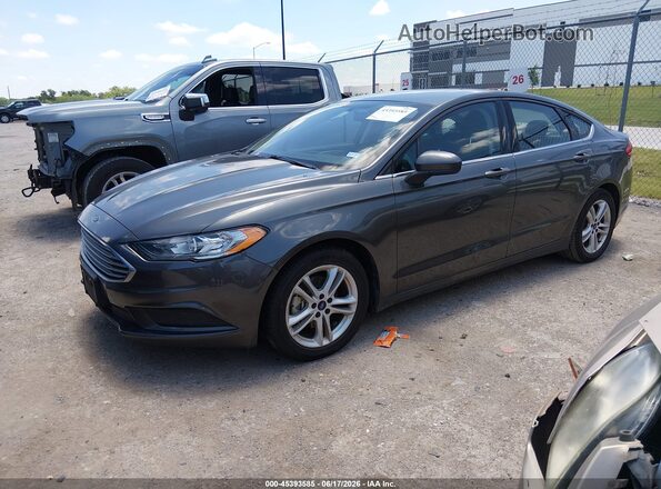 3FA6P0HD5JR191399 2018 FORD FUSION Gray 