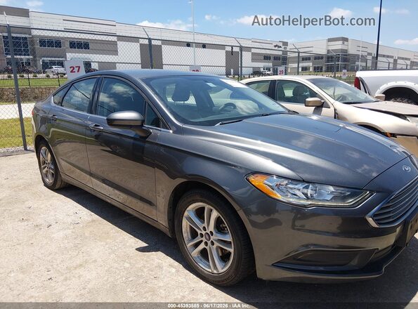 3FA6P0HD5JR191399 2018 FORD FUSION Gray 