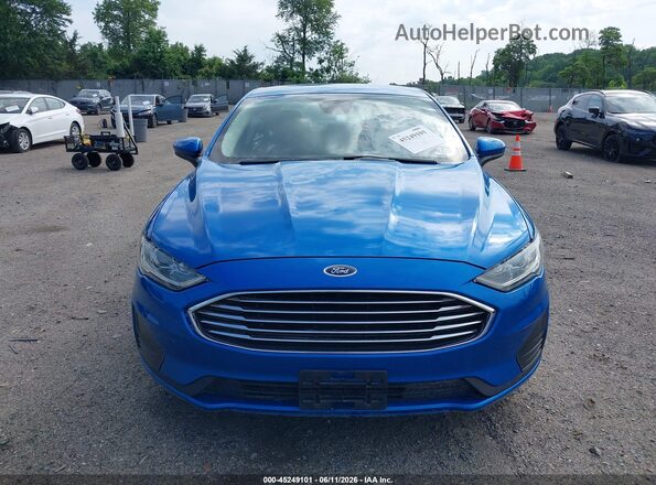 3FA6P0HD5KR239825 2019 FORD FUSION Blue Widok zestawu wskaźników
