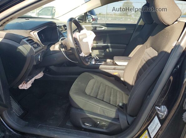 3FA6P0HD5LR108461 2020 FORD FUSION Black წინა სალონის ხედი