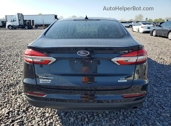3FA6P0HD5LR108461 2020 FORD FUSION Black უკანა ხედი