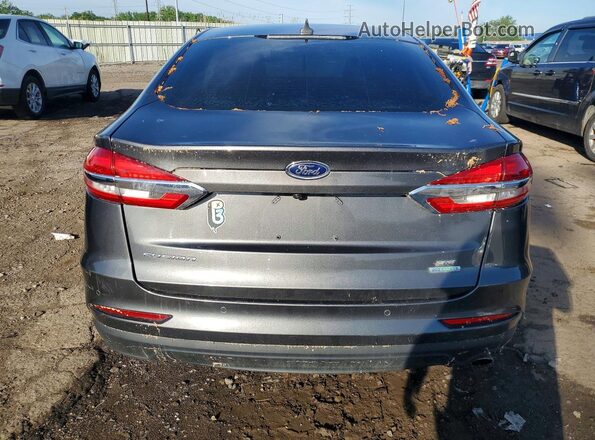 3FA6P0HD5LR110517 2020 FORD FUSION Charcoal Rear view