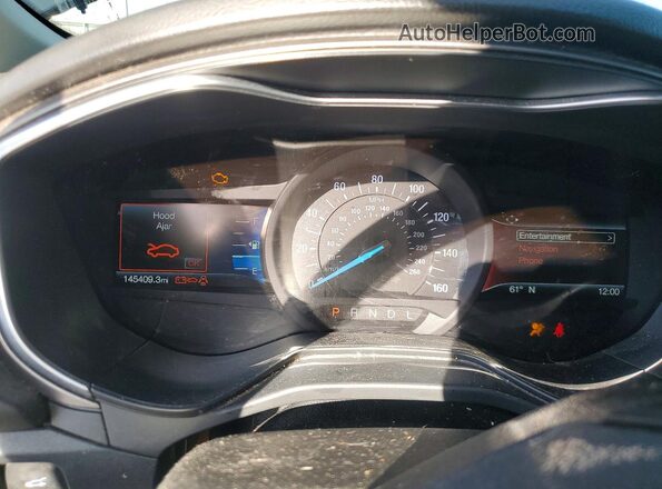 3FA6P0HD5LR110517 2020 FORD FUSION Charcoal Instrument cluster view