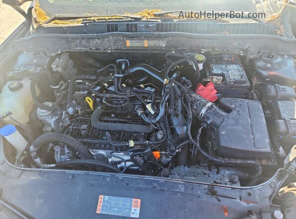 3FA6P0HD5LR110517 2020 FORD FUSION Charcoal Rear interior view