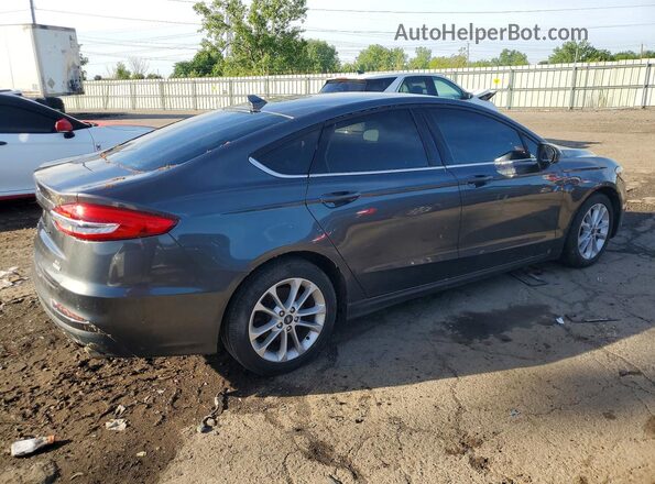 3FA6P0HD5LR110517 2020 FORD FUSION Charcoal Rear right