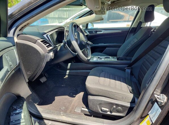 3FA6P0HD5LR178400 2020 FORD FUSION Gray წინა სალონის ხედი