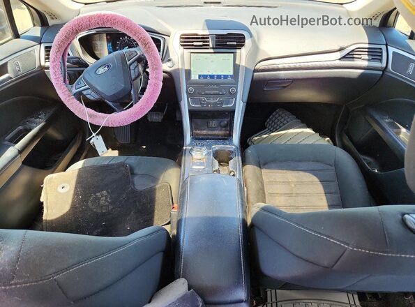 3FA6P0HD5LR178879 2020 FORD FUSION Black Widok deski rozdzielczej
