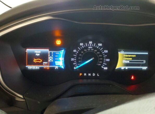 3FA6P0HD5LR186643 2020 FORD FUSION Белый Вид щитка приборов