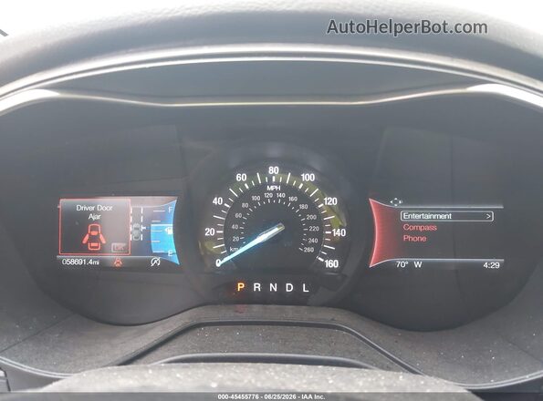 3FA6P0HD5LR234092 2020 FORD FUSION Черный Вид задних сидений