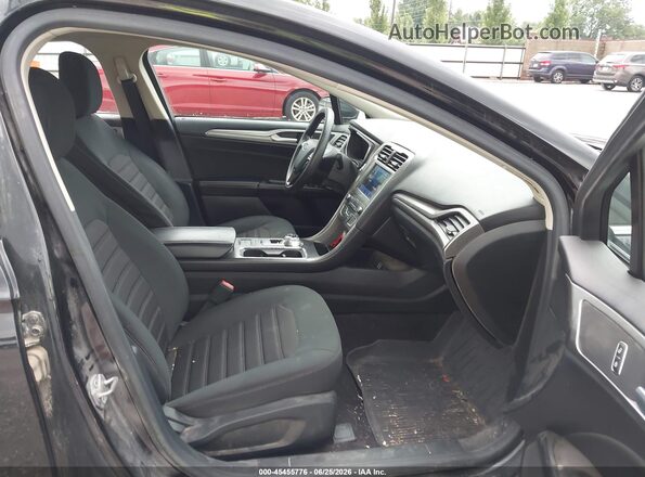 3FA6P0HD5LR234092 2020 FORD FUSION Черный Вид салона спереди