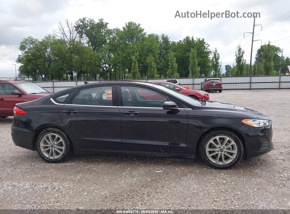 3FA6P0HD5LR234092 2020 FORD FUSION Черный Вид задней части салона