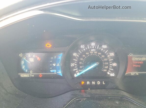 3FA6P0HD5LR261888 2020 FORD FUSION Blue Instrument cluster view