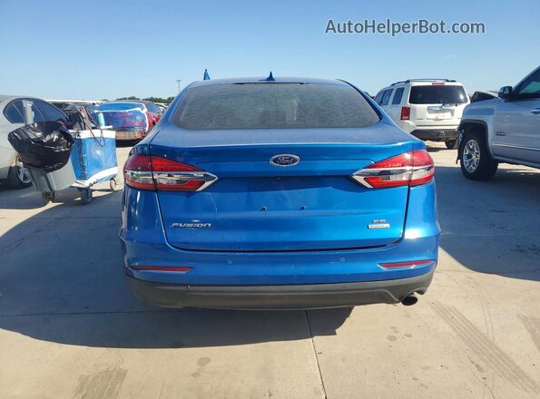 3FA6P0HD5LR261888 2020 FORD FUSION Blue Rear view