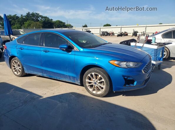 3FA6P0HD5LR261888 2020 FORD FUSION Blue Front right